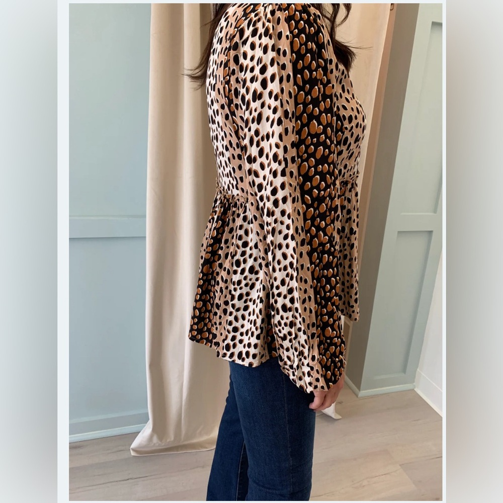 Gorgeous Leopard Print Top Andree By Unit Baby Do… - image 3